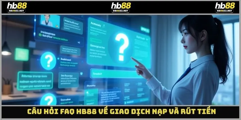 Câu hỏi FAQ hb88 về giao dịch nạp và rút tiền 